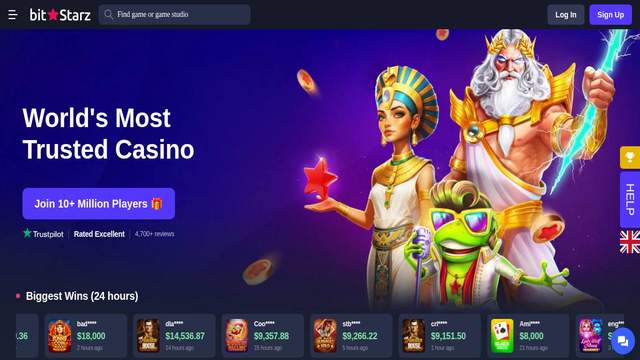 BitStarz casino screenshot
